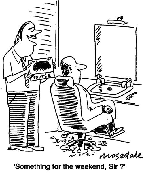 'Something for the weekend, Sir?'
