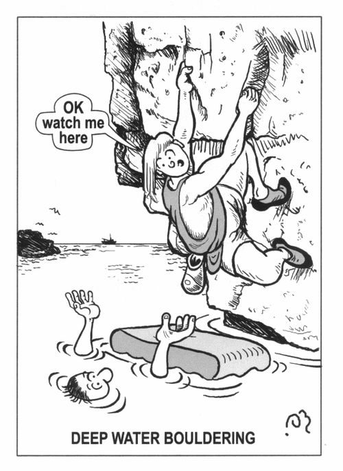 'Deep Water Bouldering'