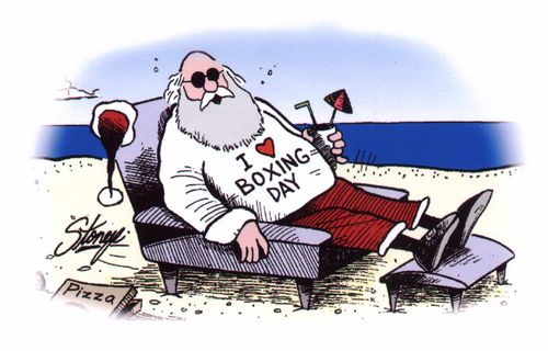 "I love  Boxing Day"
