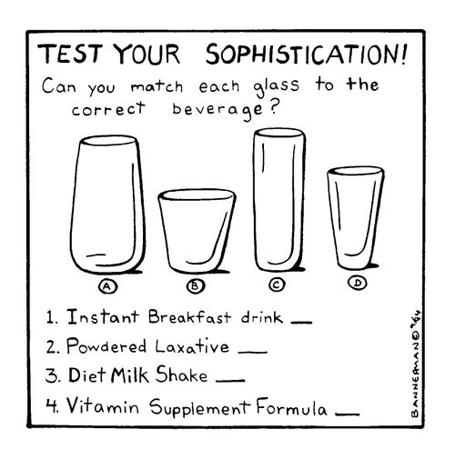 'Test your sophistication!'
