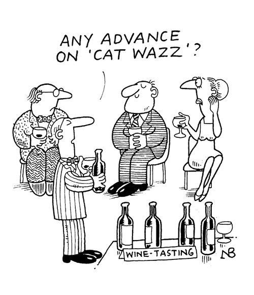 "Any advance on 'cat wazz'?