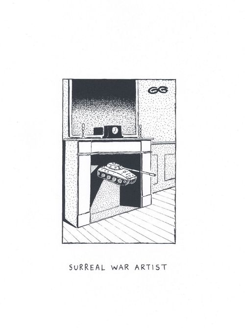 Surreal war artist.