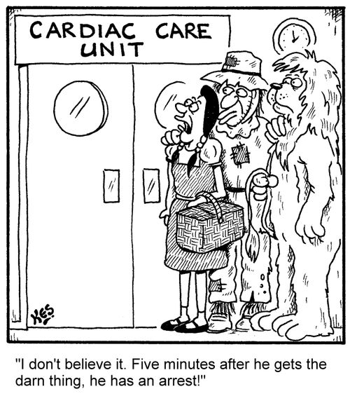 'I don't believe it. Five minutes after he gets the darn thing, he has an arrest!'