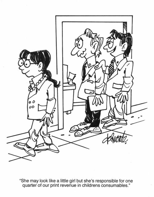'She may look like a little girl but she's responsible for one quarter of all our print revenue in children's consumables.'