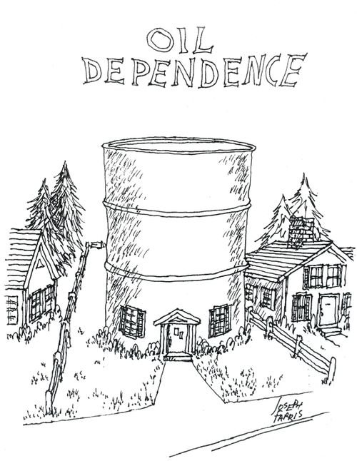 Oil dependence.