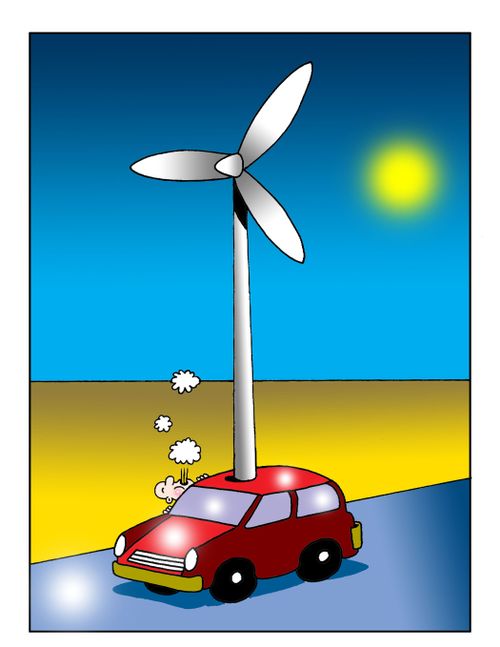 Out of gas.
