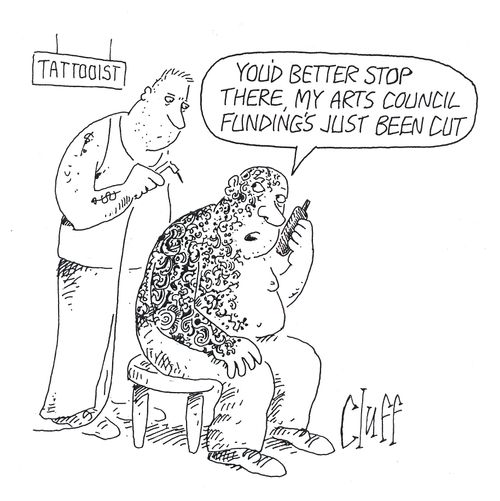 'You'd better stop there, my council funding's just been cut.'
