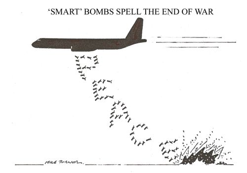 'Smart'bombs spell the end of war