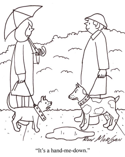 'It's a hand-me-down.'