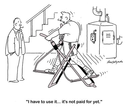 'I have to use it... it's not paid for yet.'