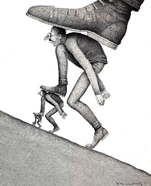 You don't get anywhere without stepping on some people.
