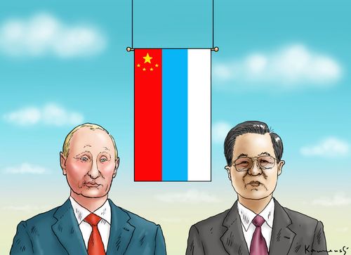 Russian and Chinese Alliance.