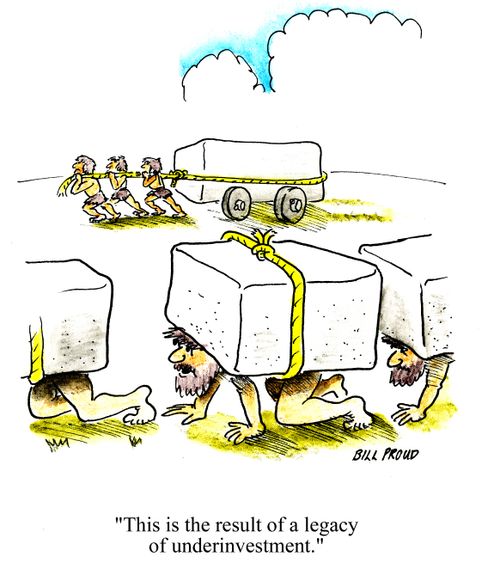 'This is the result of a legacy of underinvestment.'