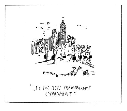 'It's the new transparent government.'