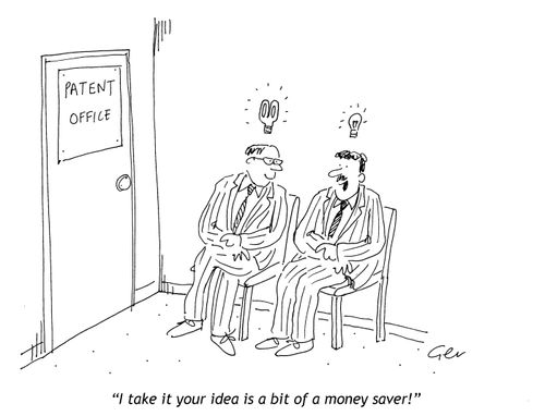 'I take it your idea is a money saver.'
