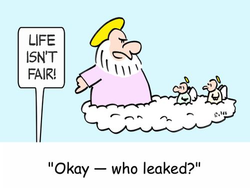 'Okay - who leaked?'