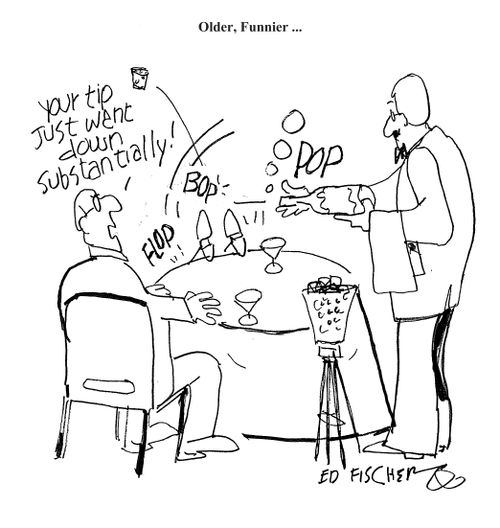'Your tip just went down substantially!'