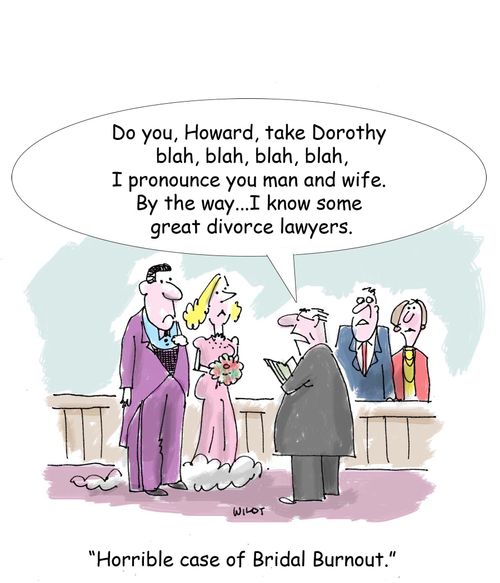 Horrible case of Bridal Burnout.
