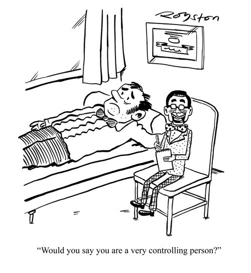 'Would you say you are a very controlling person?'