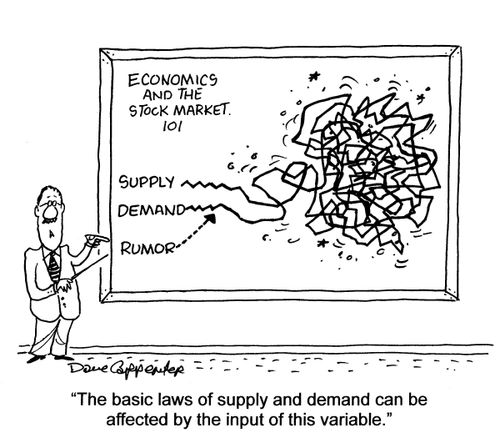 'The basic laws of supply and demand can be affected by the input of this variable.'