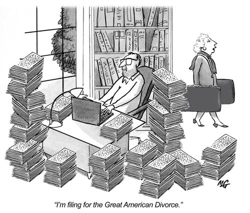 I'm filing for the Great American Divorce.'