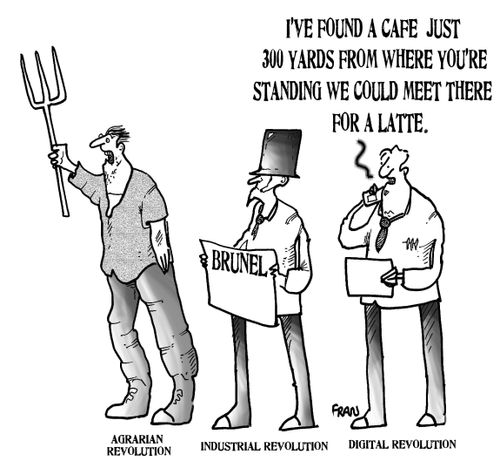 'I've found a cafe just 300 yards from where you're standing. We could meet their for a latte.'