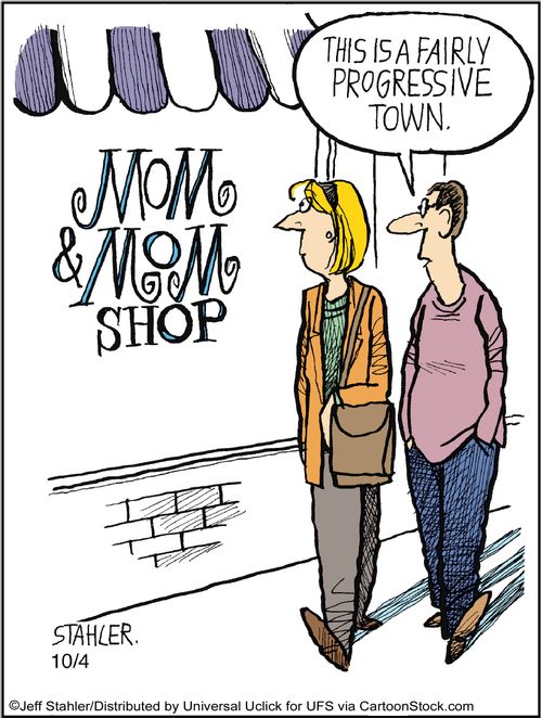 'This is a fairly progressive town.'