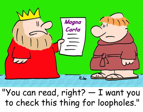 'You can read, right? -- I want you to check this thing for loopholes.'