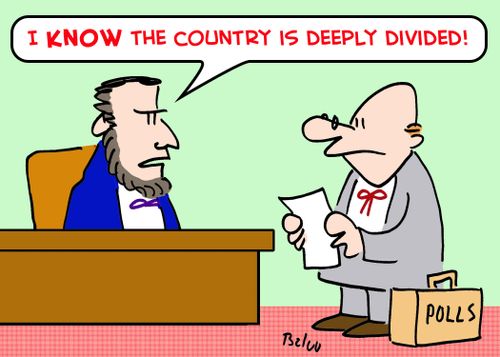 'I KNOW the country is deeply divided!'