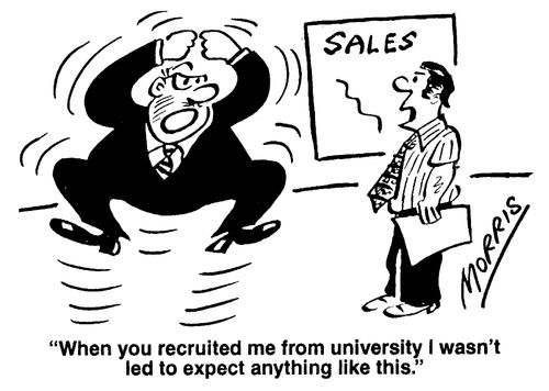 When you recruited me from university, I wasn't expecting anything like this.
