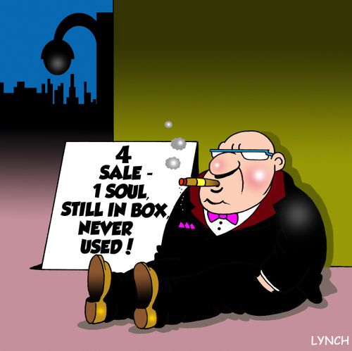 For Sale, One Soul, Still In Box, Never Used.