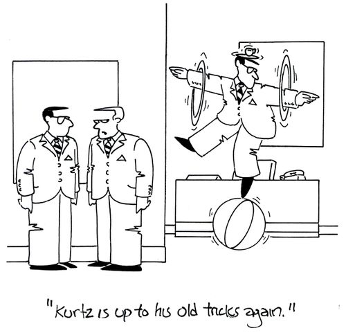 'Kurtz is up to his old tricks again.'