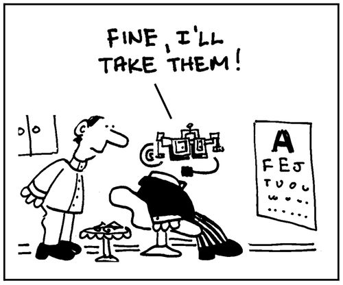 'Fine, I'll take them.'