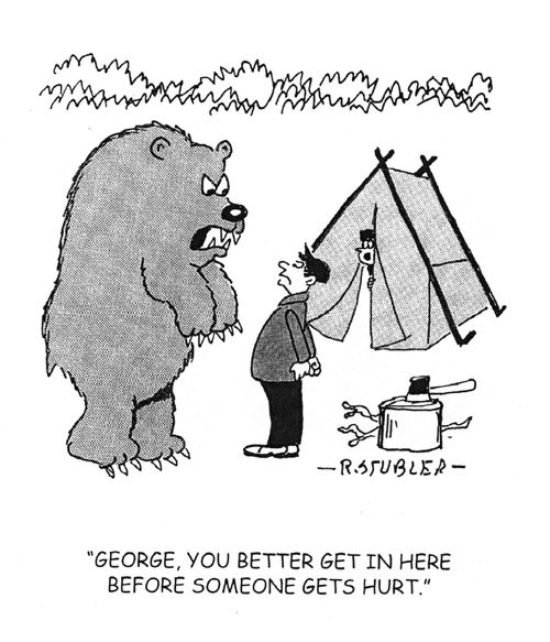 'George,you better get in here before someone gets hurt.'