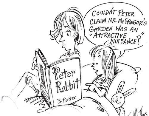 'Couldn't Peter claim Mr. McGregor's garden was an 'attractive nuisance?'