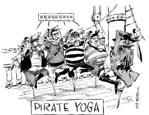 Pirate Yoga.