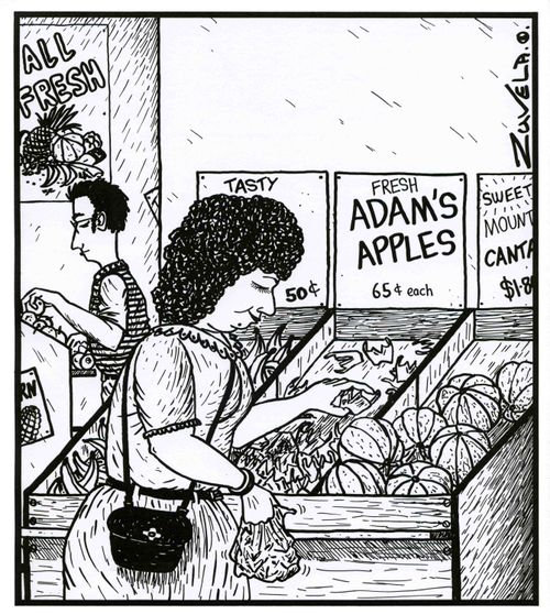 Adam's apples.
