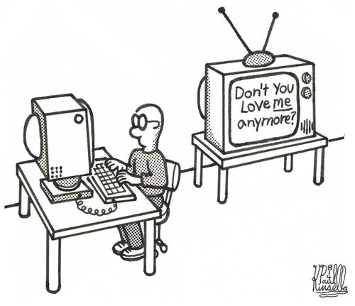 'Don't you love me anymore?' (TV about Computer)
