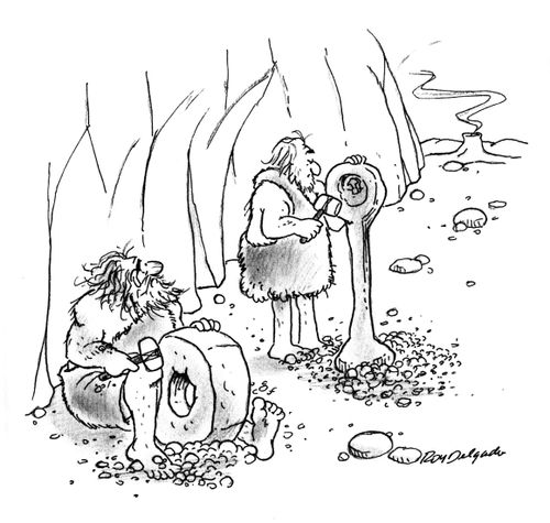 The invention of the wheel and the axel.