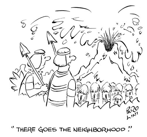 'There goes the neighbourhood.'