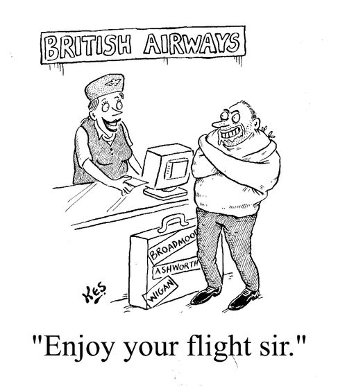 British Airways - "Enjoy your flight, sir."