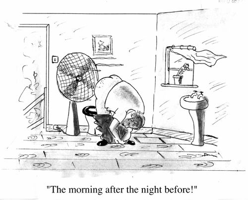 The morning after the night before.