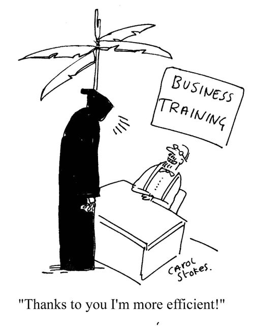 'Thank to you I'm more efficient
