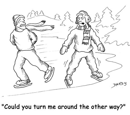 'Could you turn me around the other way?'