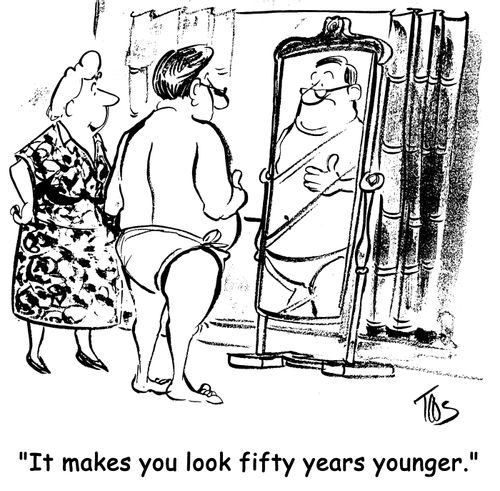 'It makes you look fifty years younger.'