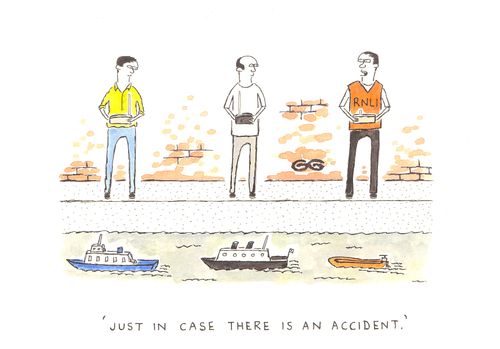 'Just in case there is an accident.' 