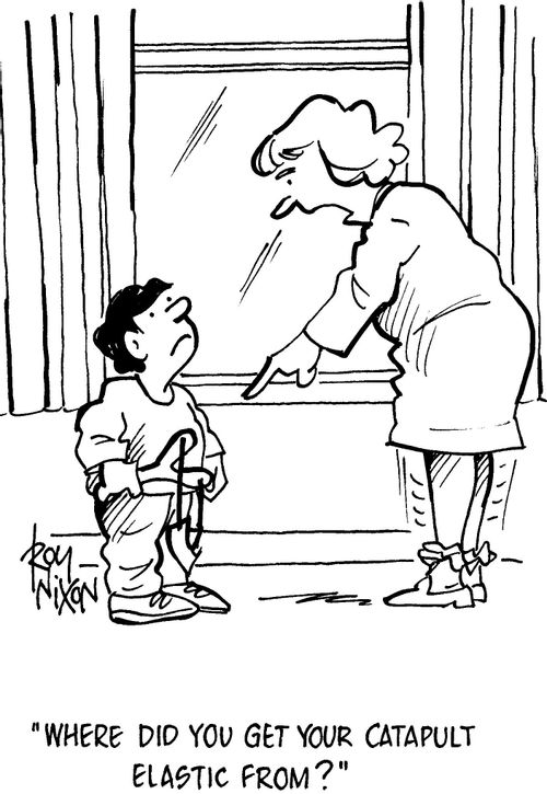 'Where did you get your catapult elastic from?'