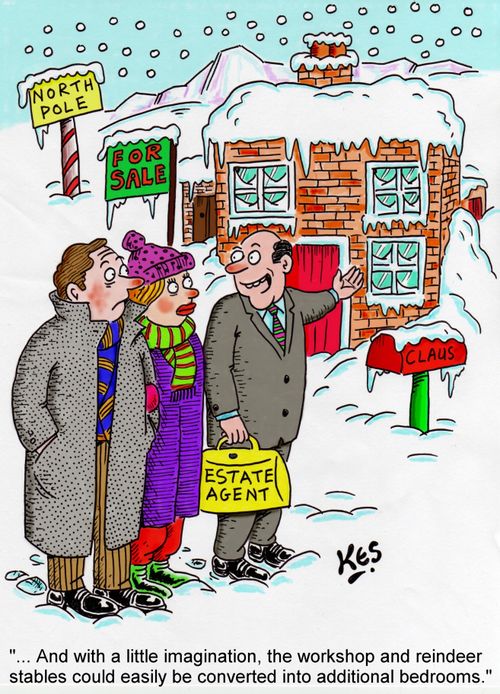 '... And with a little imagination, the workshop and reindeer stables could easily be converted into additional bedrooms.'