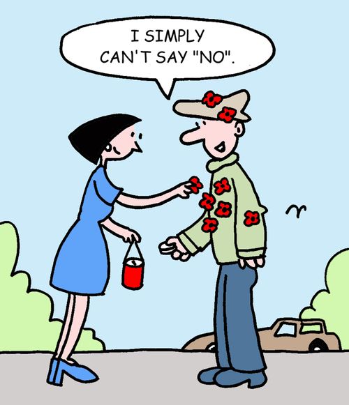"I simply can't say no!"