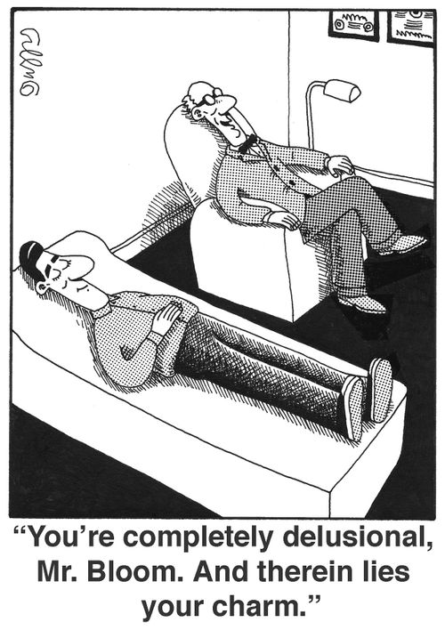 'You're completely delusional, Mr. Bloom. And therein lies your charm.'